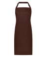 BR500 Brand Lab Adjustable Bib Apron Brown colour image